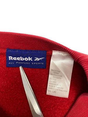 Red Reebok Sweatshirt Men's Large