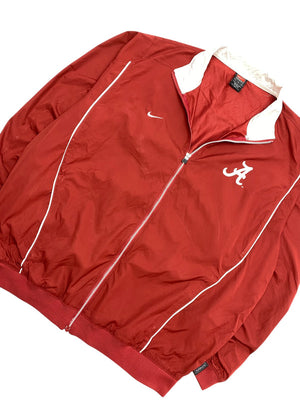 Vintage 90s Burgundy Nike Windbreaker Men's Large
