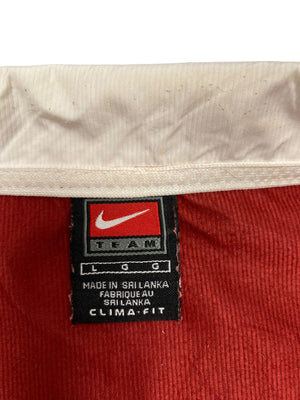 Vintage 90s Burgundy Nike Windbreaker Men's Large