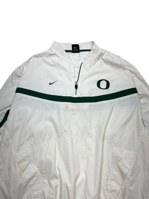 Vintage 90s White Nike Half-zip Pullover Men's Large