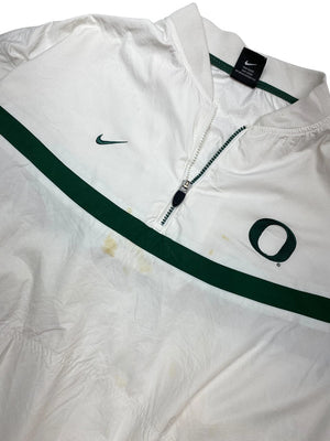 Vintage 90s White Nike Half-zip Pullover Men's Large