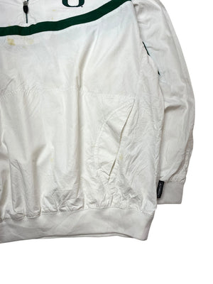 Vintage 90s White Nike Half-zip Pullover Men's Large