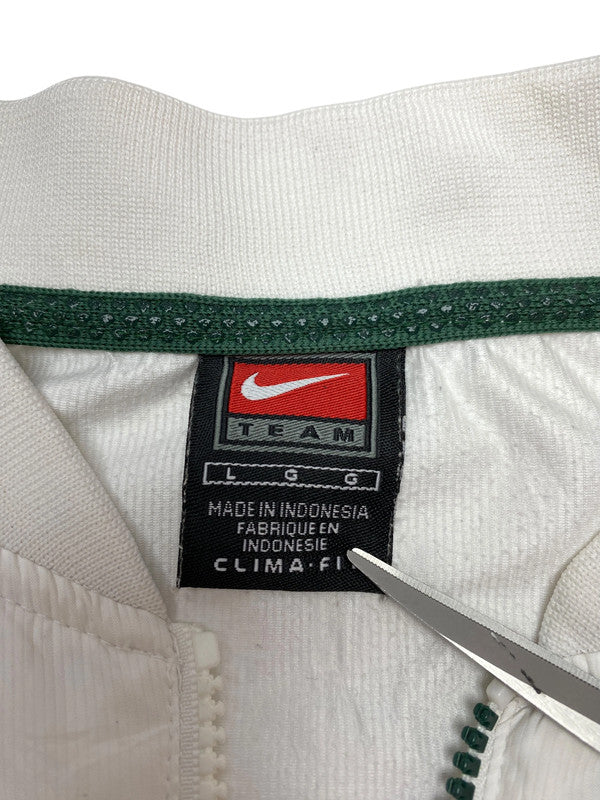 Vintage 90s White Nike Half-zip Pullover Men's Large