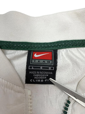 Vintage 90s White Nike Half-zip Pullover Men's Large