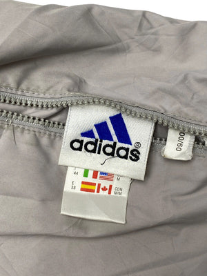 Vintage 90s Black-Grey Adidas Reverse Jacket Men's Small