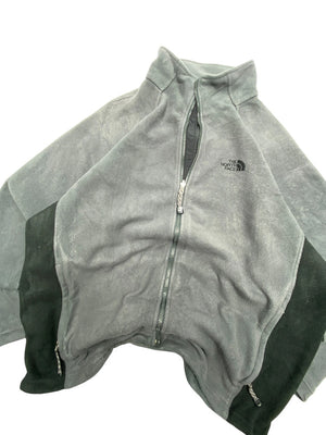 Grey The North Face Fleece Jacket Men's XXL