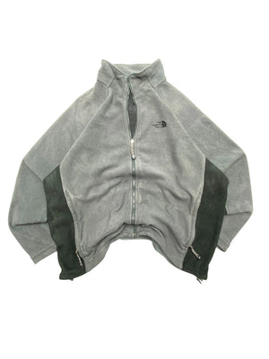 Grey The North Face Fleece Jacket Men's XXL
