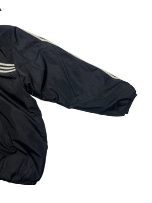 Vintage 90s Black-Grey Adidas Reverse Jacket Men's XL