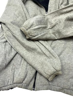 Vintage 90s Black-Grey Adidas Reverse Jacket Men's XL
