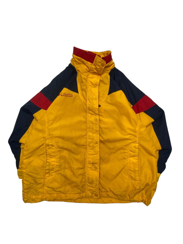 Yellow Columbia Windbreaker Women's Large