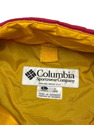 Yellow Columbia Windbreaker Women's Large