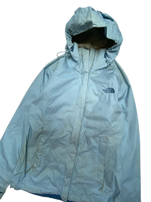 Light Blue The North Face Raincoat Women's XS