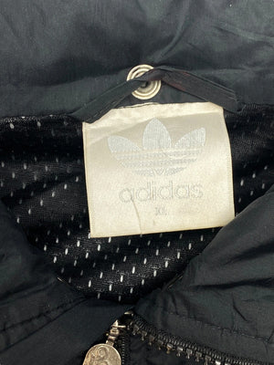 Vintage Black Adidas Windbreaker Men's XL
