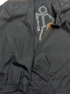 Vintage Black Adidas Windbreaker Men's XL