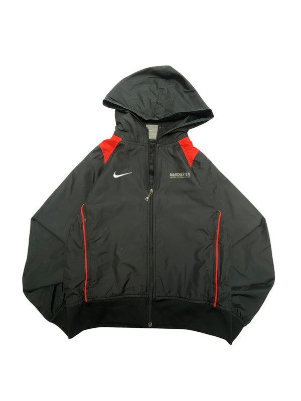 00s Black Nike Manchester United Windbreaker Men's Small