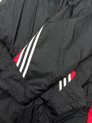 00s Black Adidas Padded Jacket Men's XL
