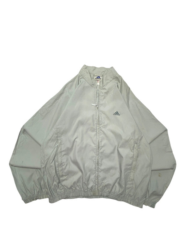 Vintage 90s Grey Adidas Windbreaker Men's Large
