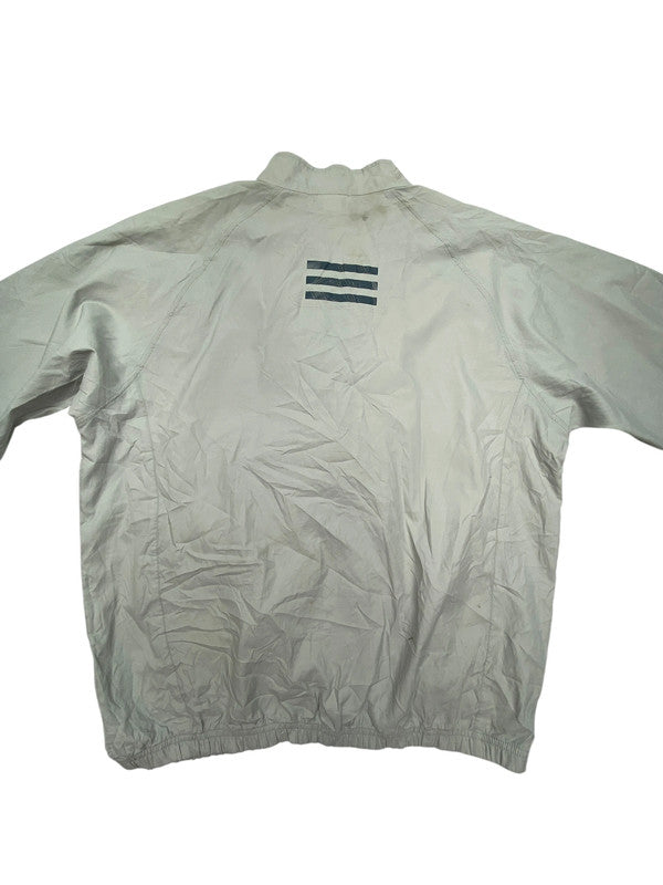 Vintage 90s Grey Adidas Windbreaker Men's Large