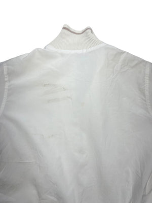 Vintage 90s White Adidas Tracksuit Jacket Men's Large