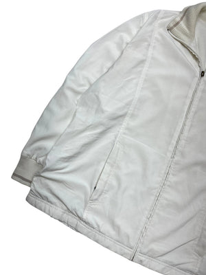 Vintage 90s White Adidas Tracksuit Jacket Men's Large