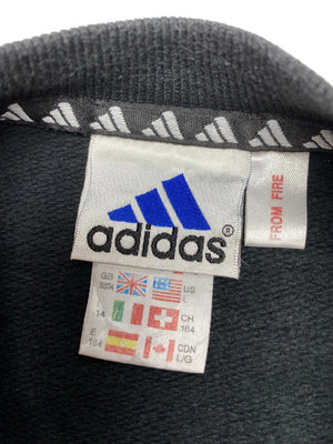 Vintage 90s Black Adidas Sweatshirt Men's XS