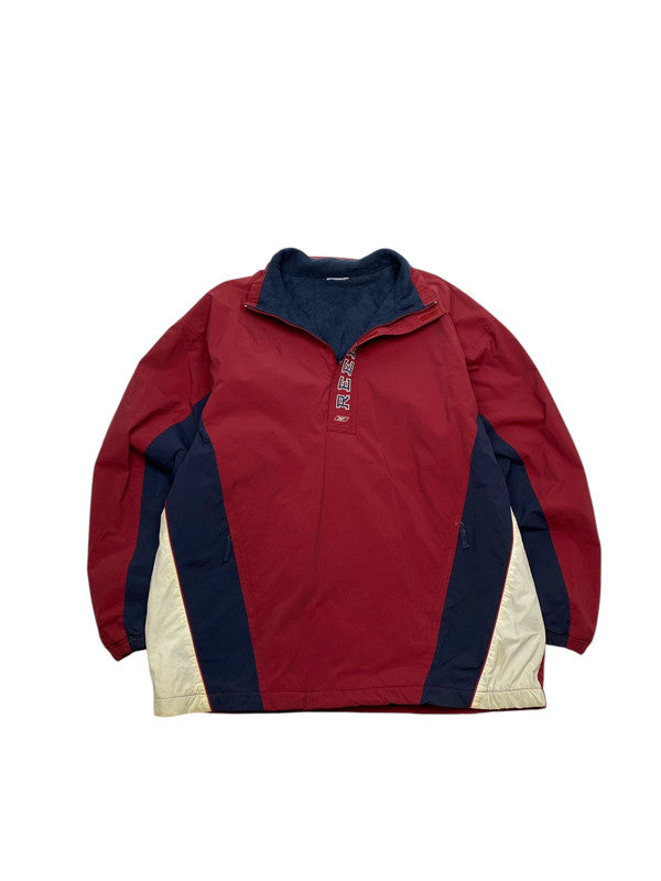 Burgundy Reebok Fleece Jacket Men's XL
