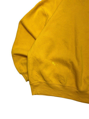 Vintage 90s Yellow Russell Athletic Sweatshirt Men's XL