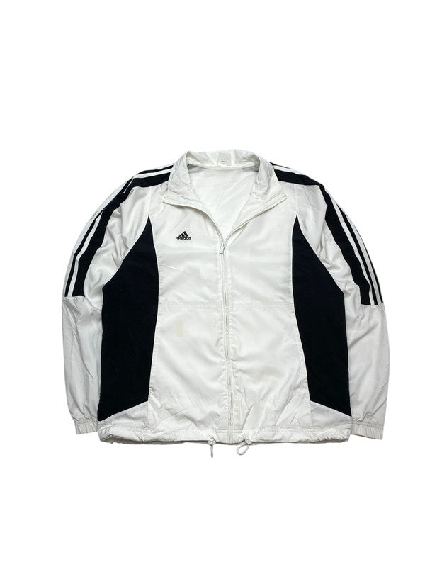 00s White Adidas Windbreaker Men's Large