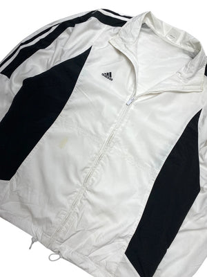 00s White Adidas Windbreaker Men's Large
