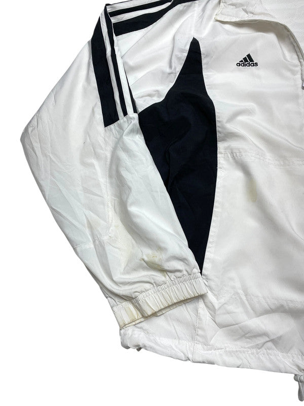 00s White Adidas Windbreaker Men's Large