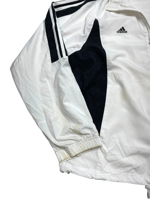 00s White Adidas Windbreaker Men's Large