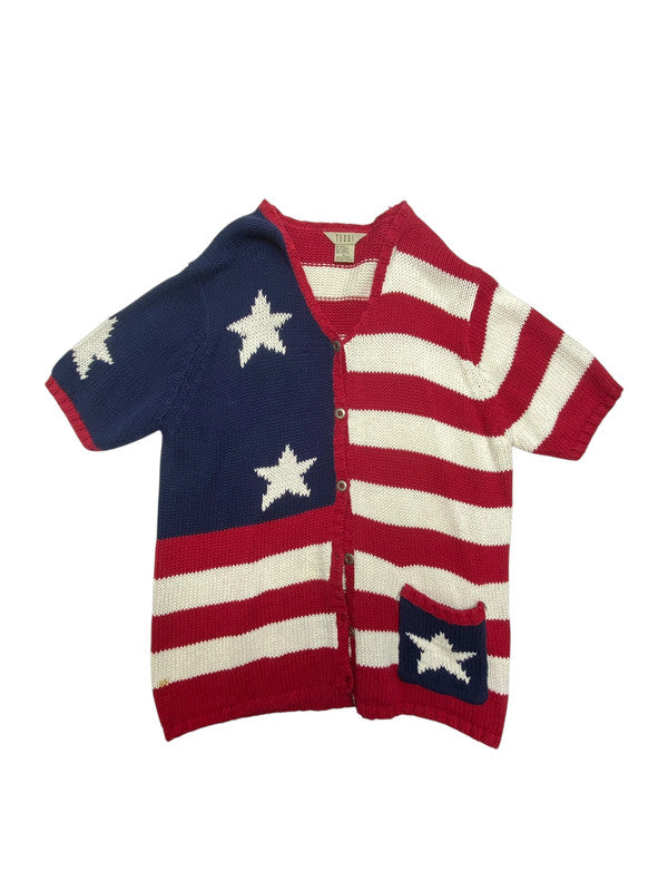 Teddi USA Short-sleeved Cardigan Women's Large