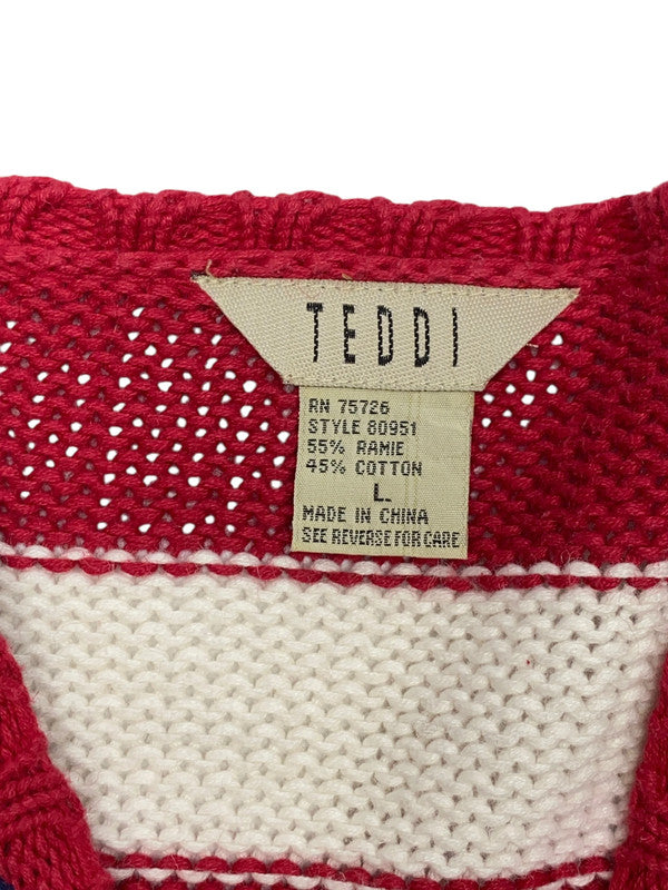 Teddi USA Short-sleeved Cardigan Women's Large