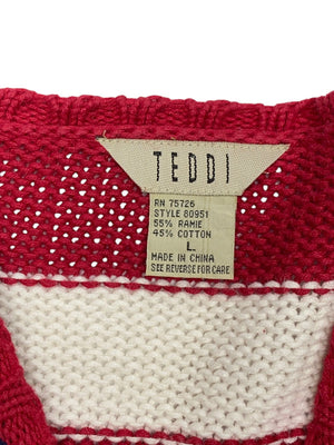 Teddi USA Short-sleeved Cardigan Women's Large