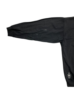 Vintage 90s Black Adidas Sweatshirt Men's XXL