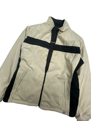 00s Beige-Black Nike Reverse Jacket Women's Large
