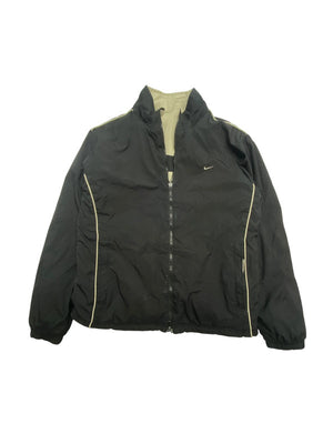 00s Beige-Black Nike Reverse Jacket Women's Large