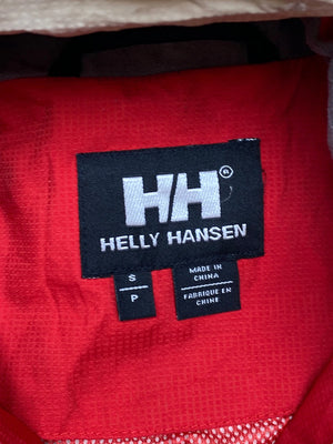 Red-Khaki Helly Hanseb Raincaot Men's Small