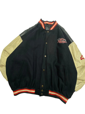 Black Steve & Barry's Varsity Jacket Men's XL