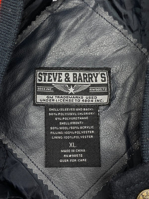 Black Steve & Barry's Varsity Jacket Men's XL