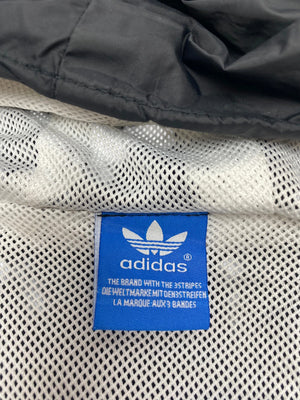 Black-Orange-White Adidas Originals Windbreaker Men's Small