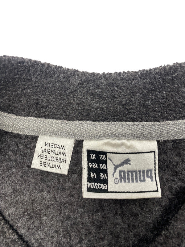 Grey Puma V-neck Fleece Men's Small
