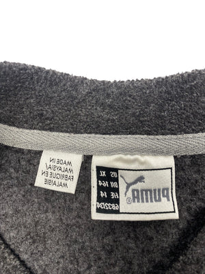 Grey Puma V-neck Fleece Men's Small