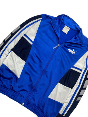 Vintage Blue Puma Windbreaker Youth's Large