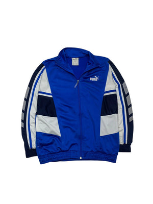 Vintage Blue Puma Windbreaker Youth's Large