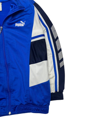 Vintage Blue Puma Windbreaker Youth's Large