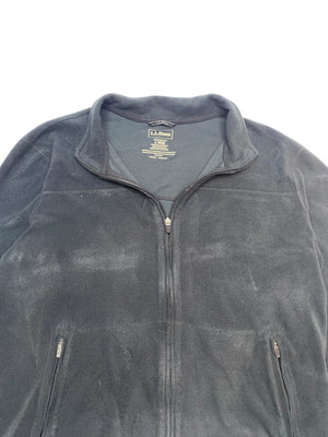 Black L.L. Bean Fleec Jacket Men's Large