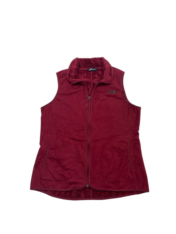 Burgundy The North Face Fleece Gilet Women's Medium