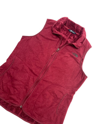 Burgundy The North Face Fleece Gilet Women's Medium