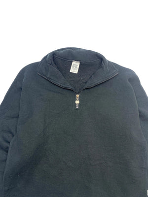 Black Russell Athletic Half-zip Pullover Men's Medium